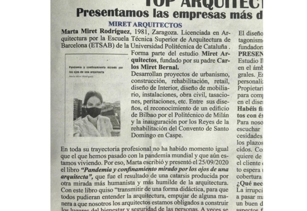 Articulo en el ABC “Top Arquitectura…”